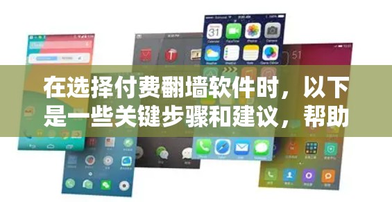 在选择付费翻墙软件时，以下是一些关键步骤和建议，帮助你做出明智的选择
