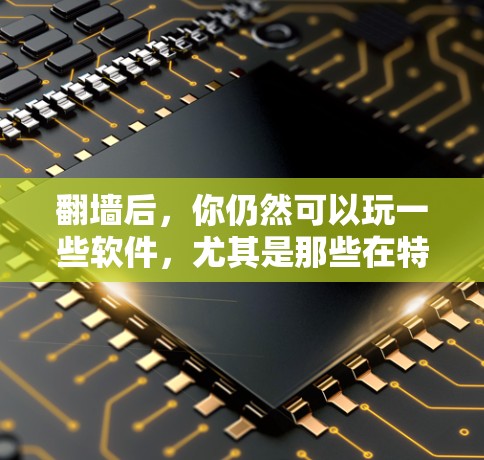 翻墙后，你仍然可以玩一些软件，尤其是那些在特定环境中运行的工具或应用。例如