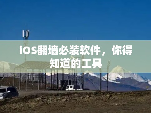 iOS翻墙必装软件，你得知道的工具