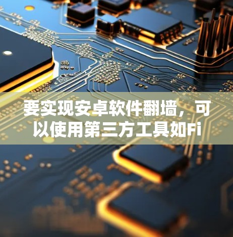 要实现安卓软件翻墙，可以使用第三方工具如FileZilla，以下是一些步骤说明