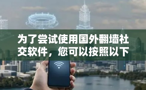 为了尝试使用国外翻墙社交软件，您可以按照以下步骤进行