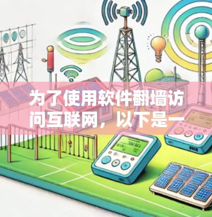 为了使用软件翻墙访问互联网，以下是一些步骤和建议