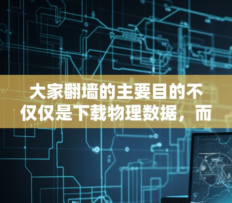 大家翻墙的主要目的不仅仅是下载物理数据，而是通过虚拟环境享受安全、高效和灵活的体验。以下是对翻墙软件的详细总结
