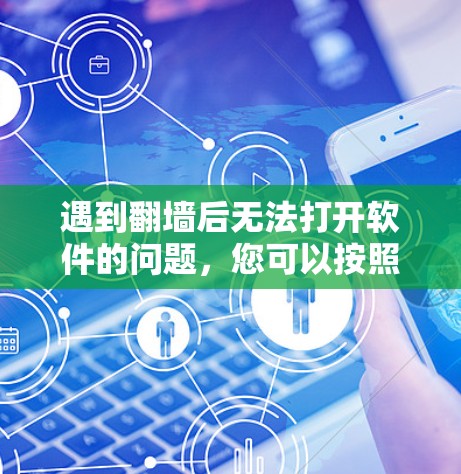 遇到翻墙后无法打开软件的问题，您可以按照以下步骤进行处理