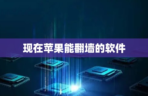 现在苹果能翻墙的软件