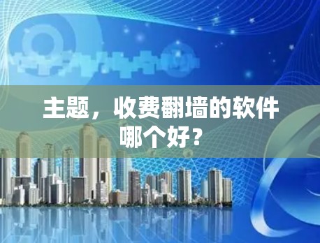 主题，收费翻墙的软件哪个好？
