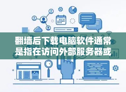 翻墙后下载电脑软件通常是指在访问外部服务器或网络时，软件包可能下载到电脑上运行。以下是一些常见的原因和处理方法