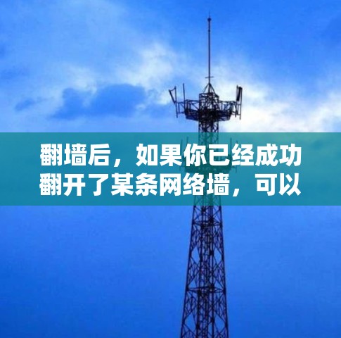 翻墙后，如果你已经成功翻开了某条网络墙，可以选择以下类型的软件来享受有趣和活跃的体验，这些软件在翻墙后仍然保持功能稳定且易于使用