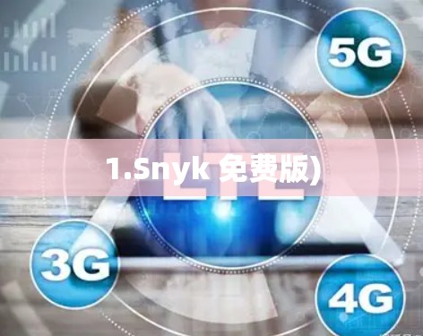 1.Snyk 免费版)