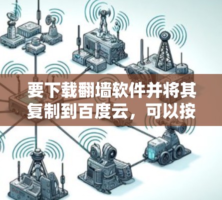 要下载翻墙软件并将其复制到百度云，可以按照以下步骤进行