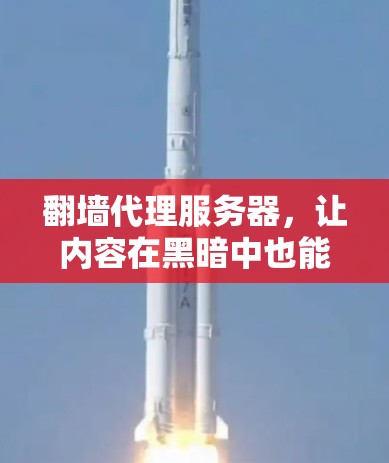 翻墙代理服务器，让内容在黑暗中也能找到！
