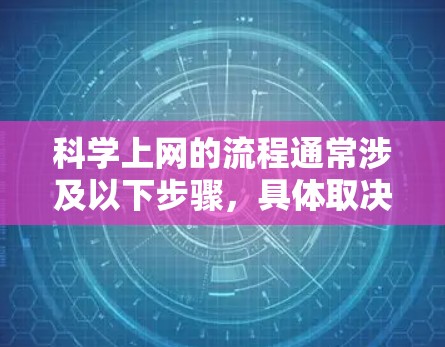 科学上网的流程通常涉及以下步骤，具体取决于使用的网站类型和功能