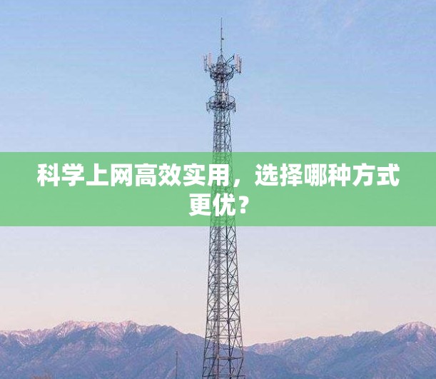 科学上网高效实用，选择哪种方式更优？