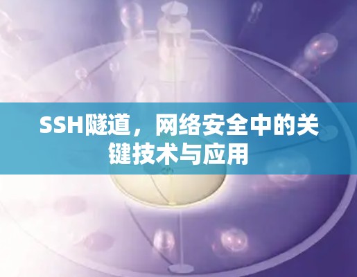 SSH隧道，网络安全中的关键技术与应用
