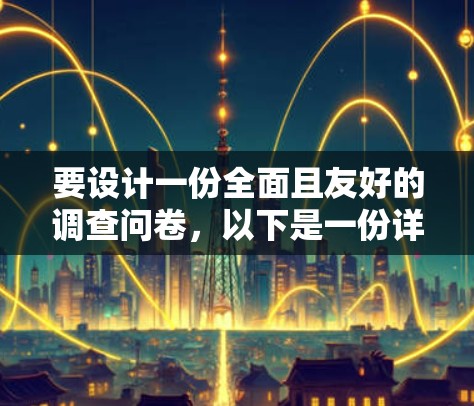 要设计一份全面且友好的调查问卷,以下是一份详细的设计建议 要设计一份全面且友好的调查问卷,以下是一份详细的设计建议