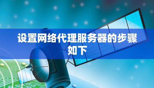 设置网络代理服务器的步骤如下 设置网络代理服务器的步骤如下