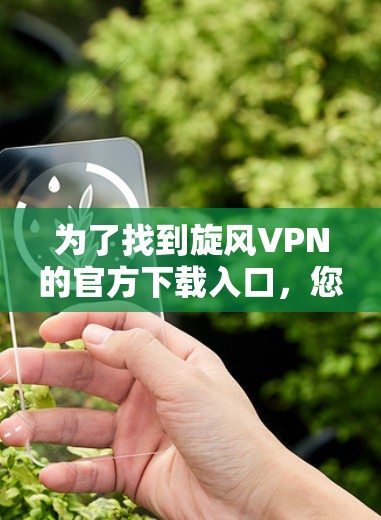为了找到旋风VPN的官方下载入口，您可以按照以下步骤进行