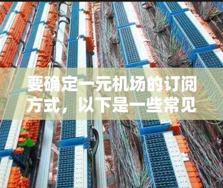 要确定一元机场的订阅方式，以下是一些常见的选择和步骤说明