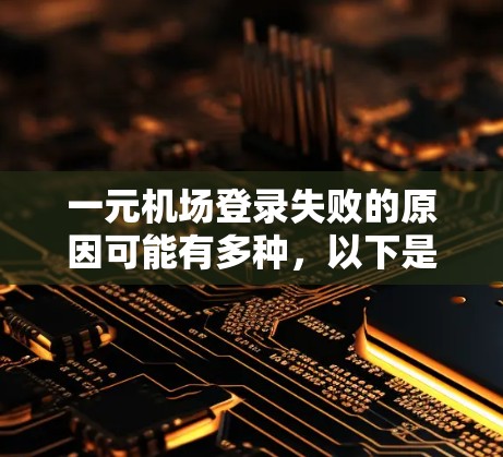 一元机场登录失败的原因可能有多种，以下是一些可能的原因和解决方法