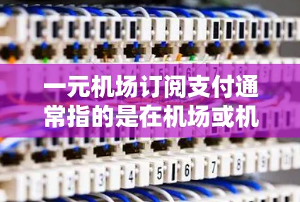 一元机场订阅支付通常指的是在机场或机场附近的商店，提供一些低价服务或商品，费用仅需一元。这些商店可能提供以下服务