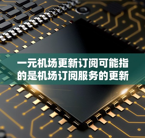 一元机场更新订阅可能指的是机场订阅服务的更新或优化，具体取决于上下文。以下是一个可能的分析和建议