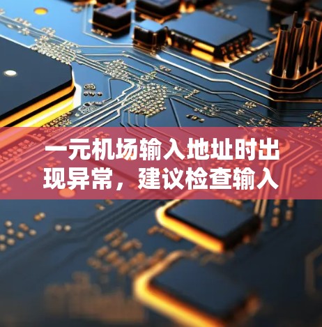一元机场输入地址时出现异常，建议检查输入格式