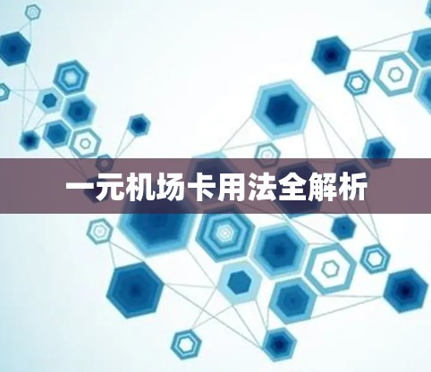 一元机场卡用法全解析 一元机场卡用法全解析