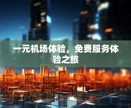 一元机场体验，免费服务体验之旅